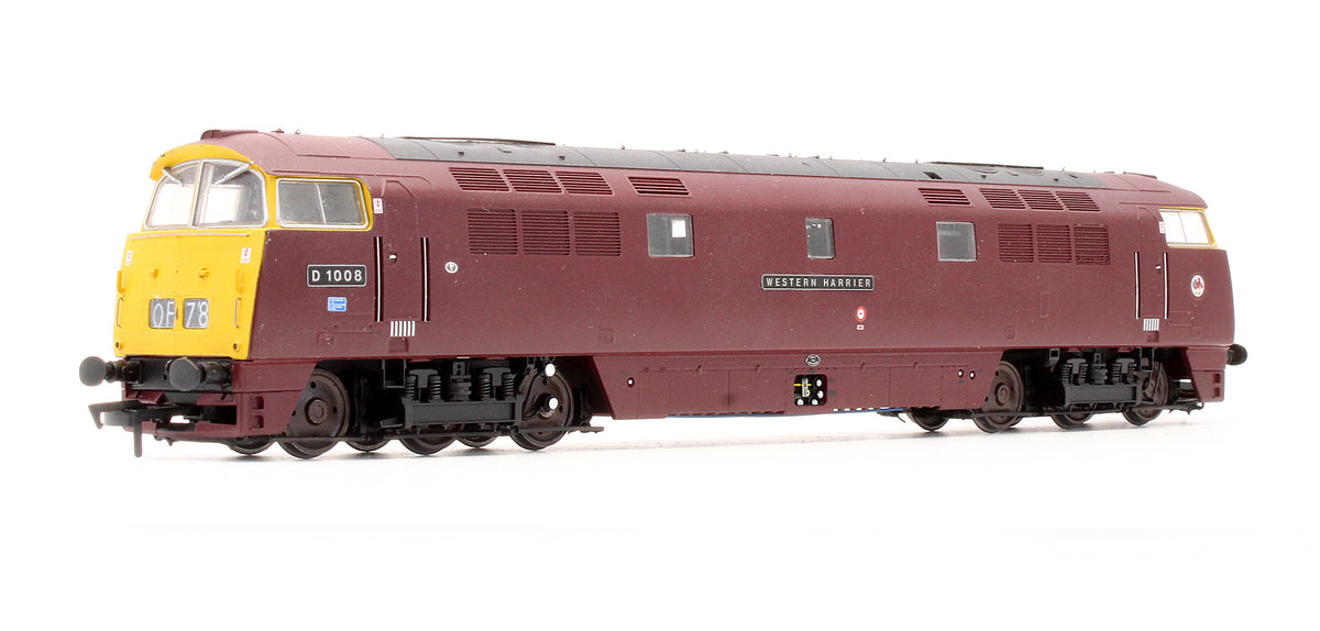 Pre-Owned 4D-003-003 Class 52 BR Maroon D1008 'Western Harrier' Full Yellow Ends Diesel Locomotive - Renamed & Renumbered