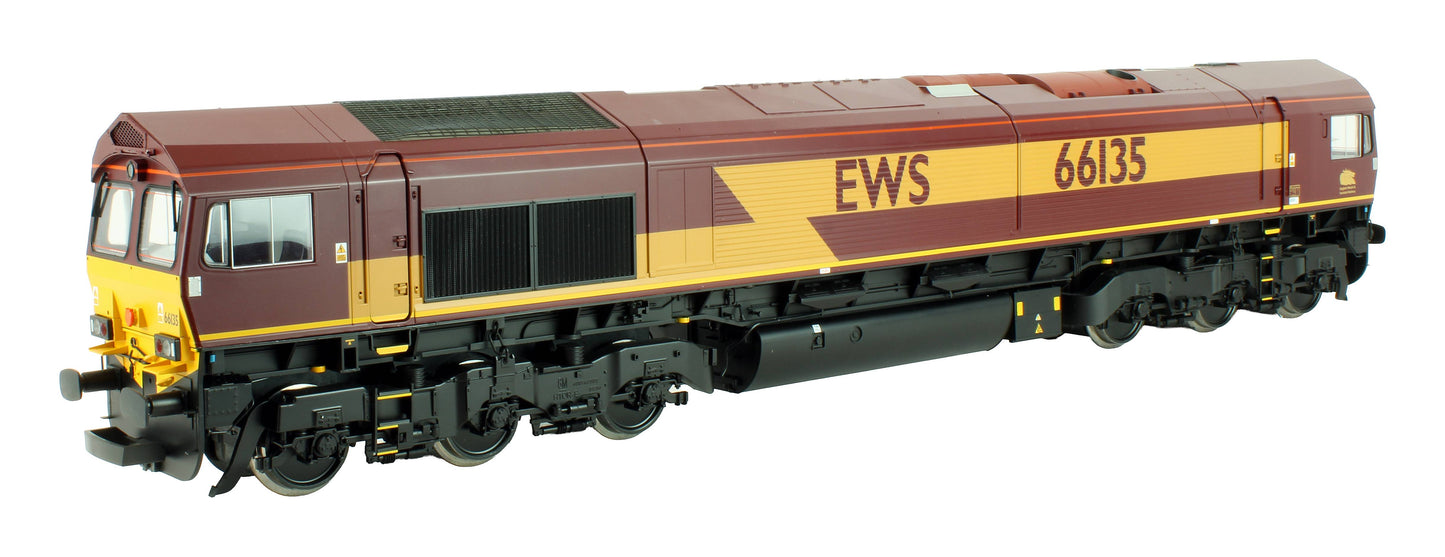 Pre-Owned 23201 EWS Maroon & Yellow Class 66 135 Diesel Locomotive