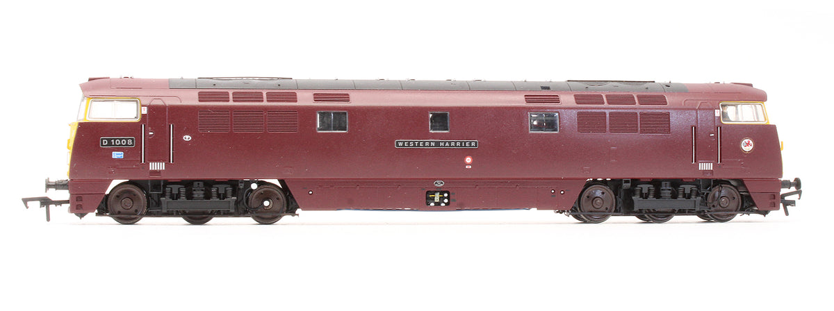 Pre-Owned 4D-003-003 Class 52 BR Maroon D1008 'Western Harrier' Full Yellow Ends Diesel Locomotive - Renamed & Renumbered