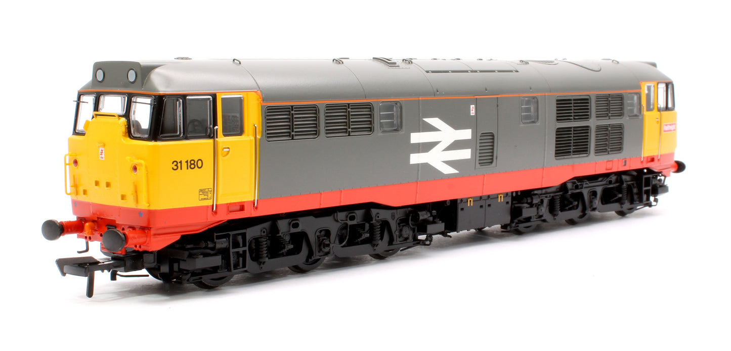 Pre-Owned 35-821SFX Class 31/1 Refurbished 31180 BR Railfreight (Red Stripe) Diesel Locomotive - DCC Sound Deluxe