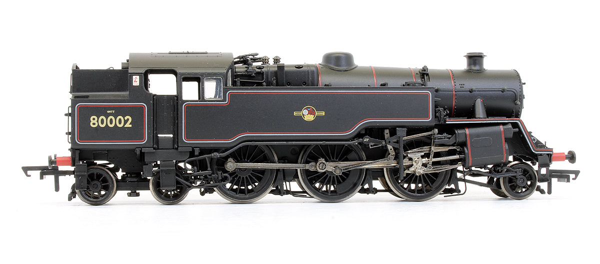 Pre-Owned Standard Class 4MT Tank '80002' BR Lined Black Late Crest Steam Locomotive
