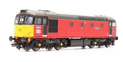 Pre-Owned 3455 Class 33 V3 Post Office Red 33021 'Eastleigh' Diesel Locomotive