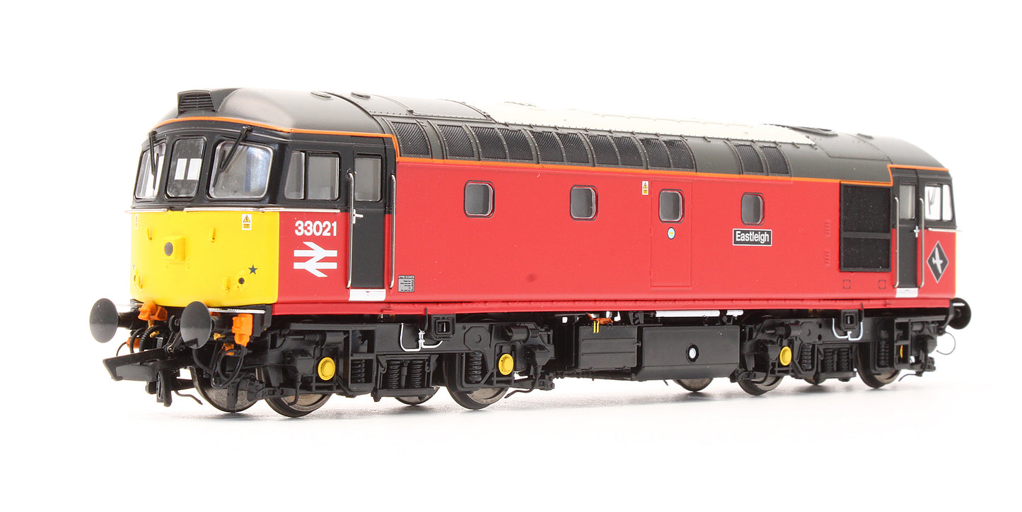 Pre-Owned 3455 Class 33 V3 Post Office Red 33021 'Eastleigh' Diesel Locomotive