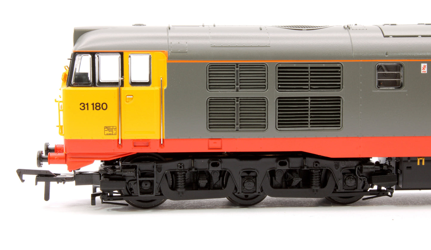 Pre-Owned 35-821SFX Class 31/1 Refurbished 31180 BR Railfreight (Red Stripe) Diesel Locomotive - DCC Sound Deluxe
