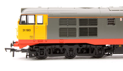 Pre-Owned 35-821SFX Class 31/1 Refurbished 31180 BR Railfreight (Red Stripe) Diesel Locomotive - DCC Sound Deluxe