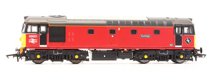 Pre-Owned 3455 Class 33 V3 Post Office Red 33021 'Eastleigh' Diesel Locomotive