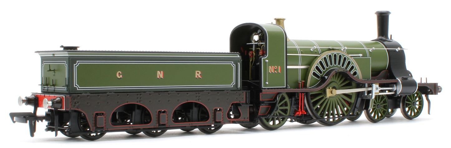 947503 GNR Stirling Single 4-2-2 No.1 '200 Years Special' (Locomotion Models Exclusive) Steam Locomotive - DCC Sound
