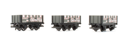 Pre-Owned Set Of 3 'Martin' 5 Plank Wagons