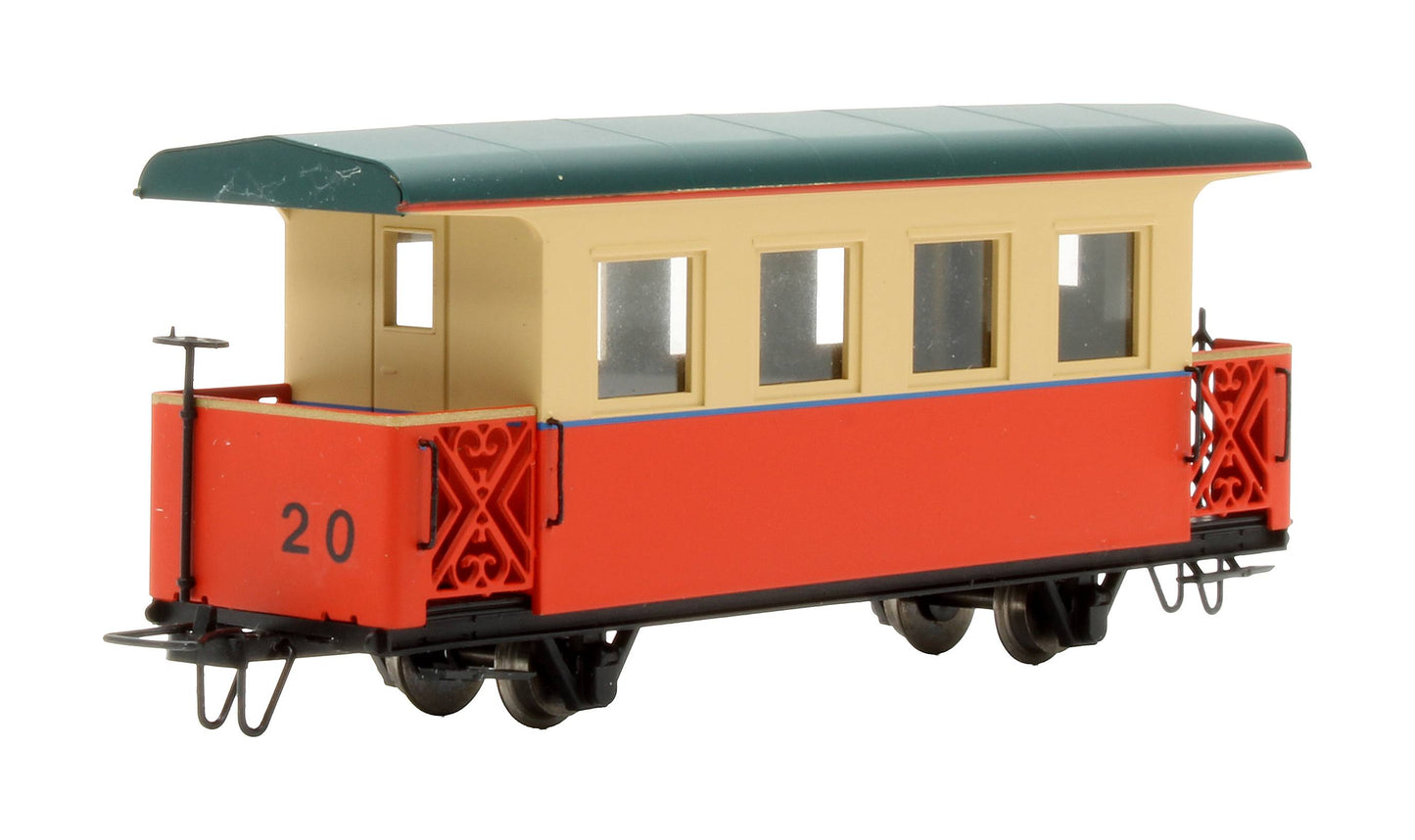 Pre-Owned 5291 Zillertalbahn Red & Cream Narrow Gauge Passenger Coach