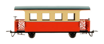 Pre-Owned 5291 Zillertalbahn Red & Cream Narrow Gauge Passenger Coach