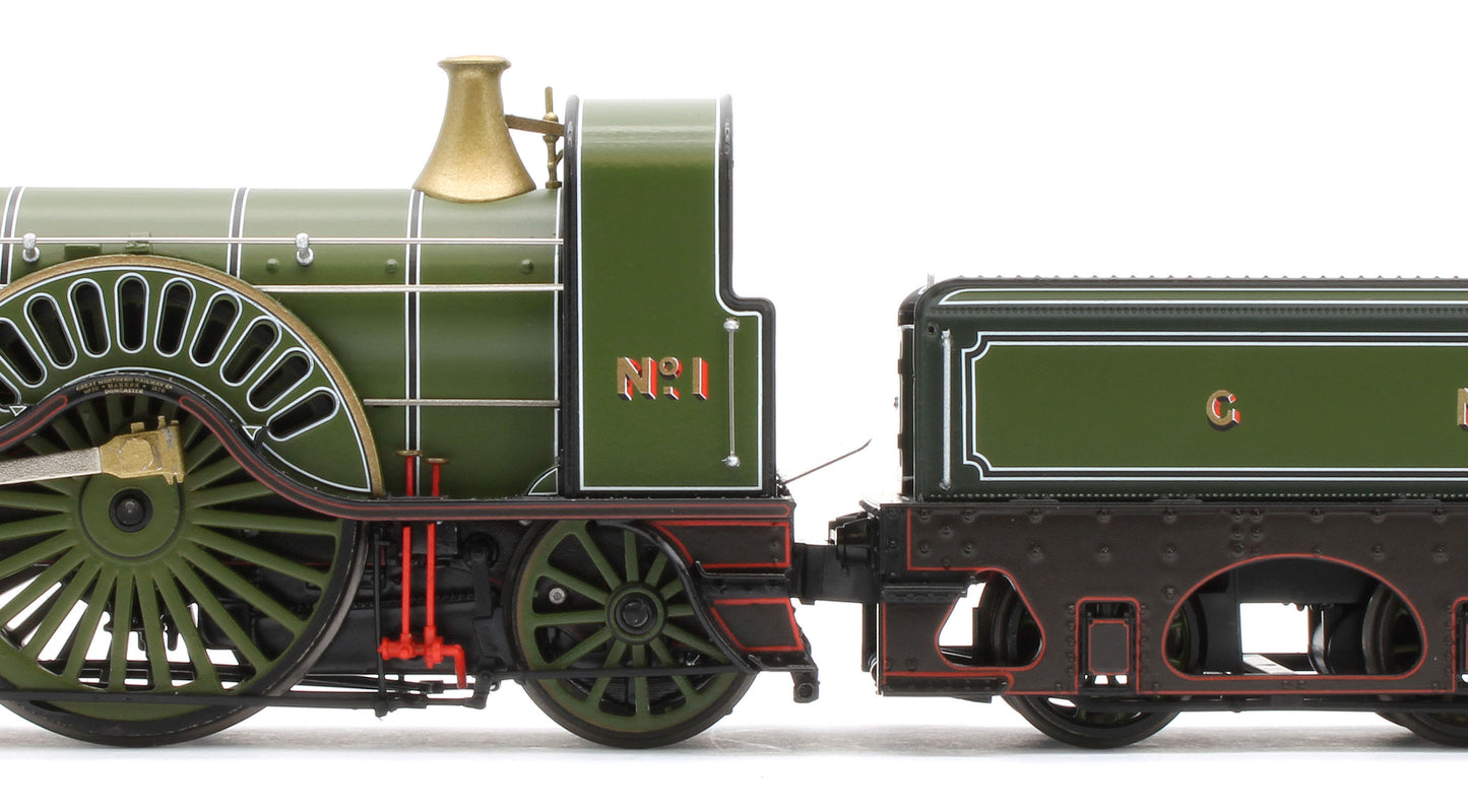 947503 GNR Stirling Single 4-2-2 No.1 '200 Years Special' (Locomotion Models Exclusive) Steam Locomotive - DCC Sound