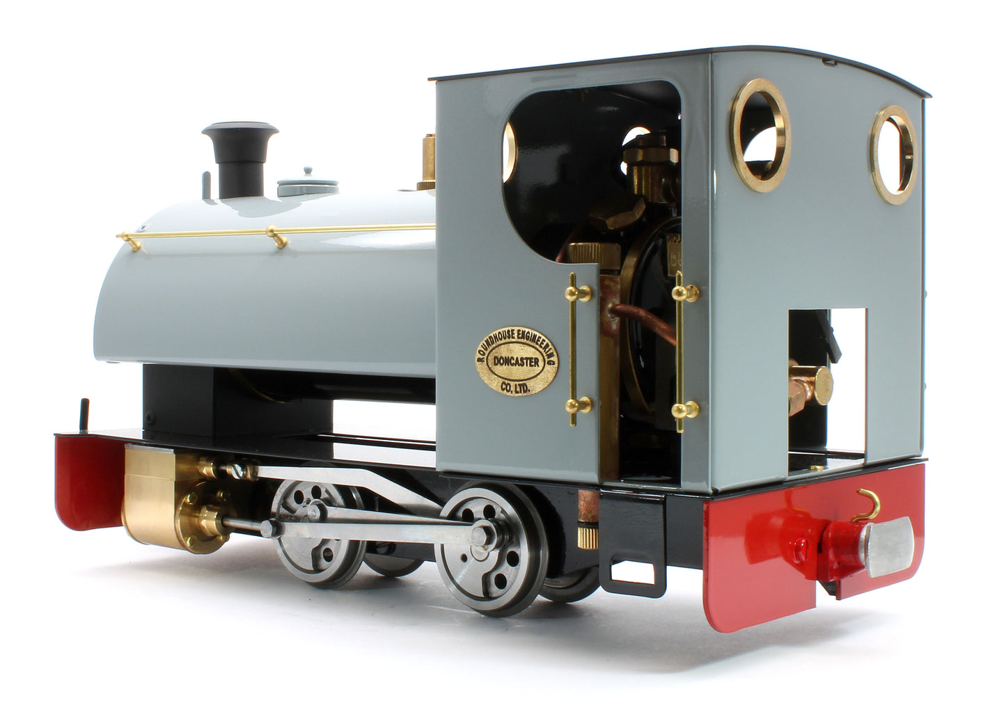PEGGIE-WDGREY 0-4-0 Saddle Tank 'Peggie' WD Grey (Manual) Steam Locomotive