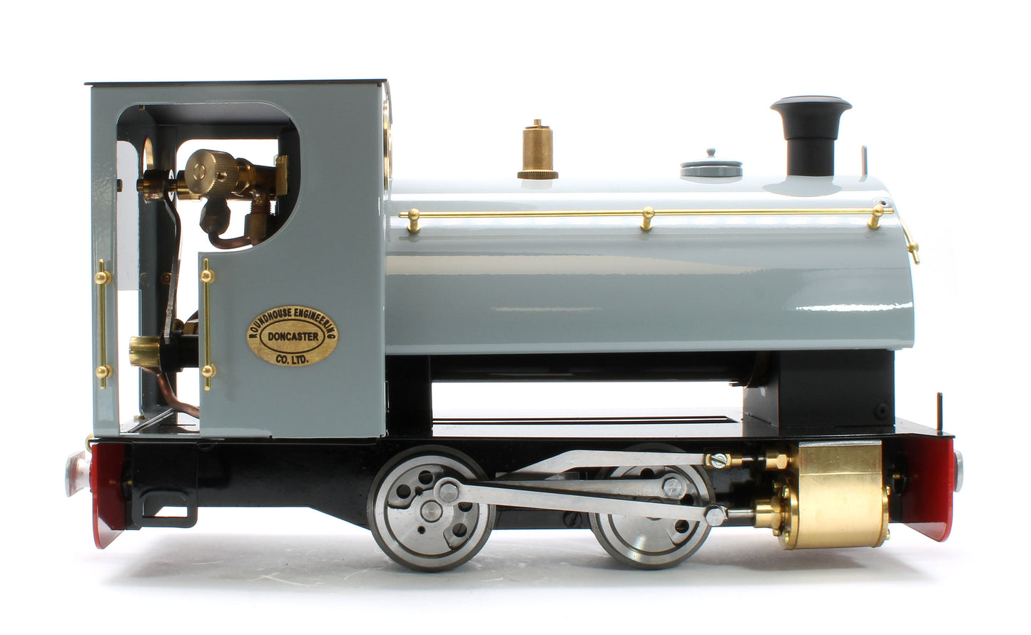 PEGGIE-WDGREY 0-4-0 Saddle Tank 'Peggie' WD Grey (Manual) Steam Locomotive