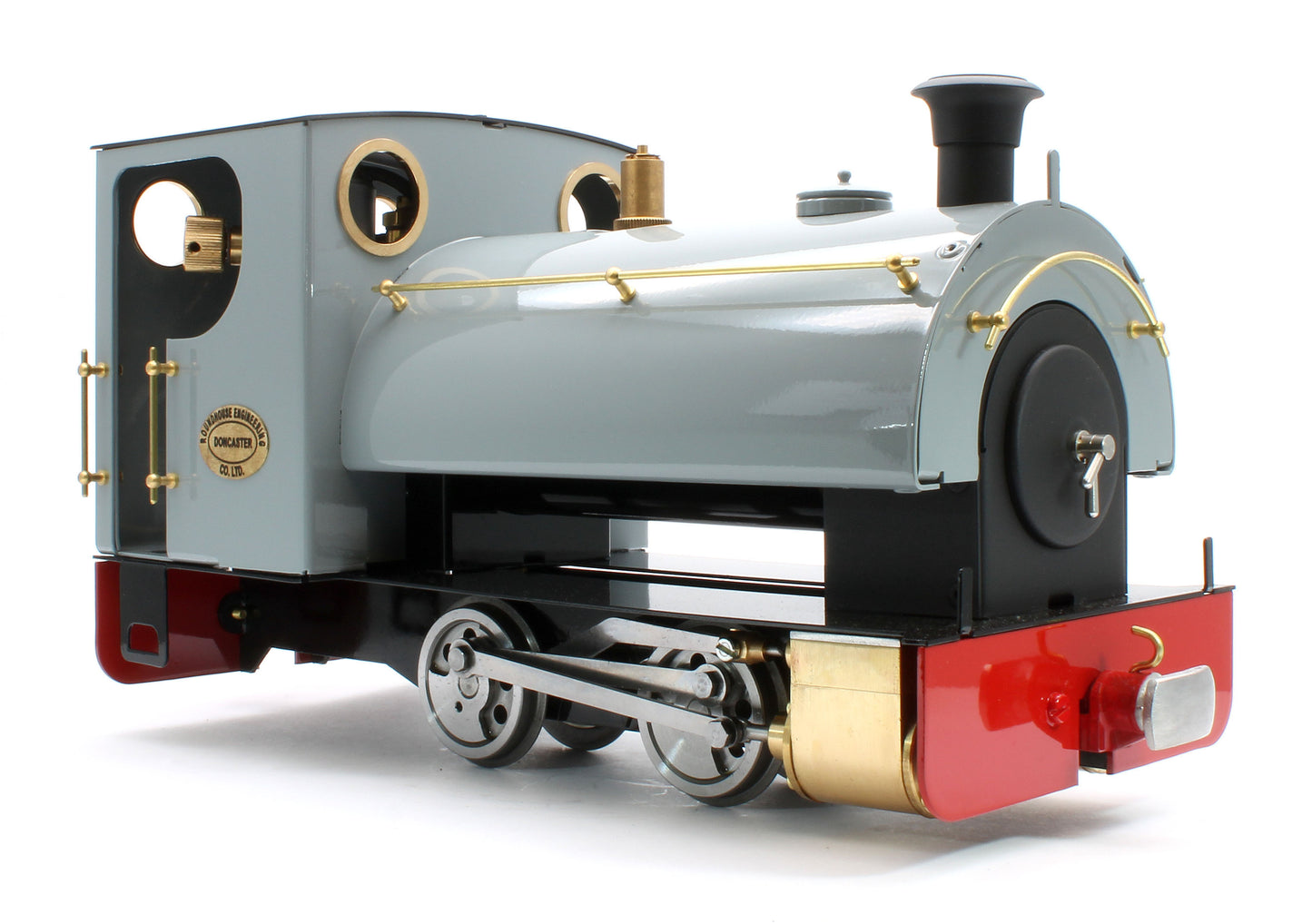 PEGGIE-WDGREY 0-4-0 Saddle Tank 'Peggie' WD Grey (Manual) Steam Locomotive