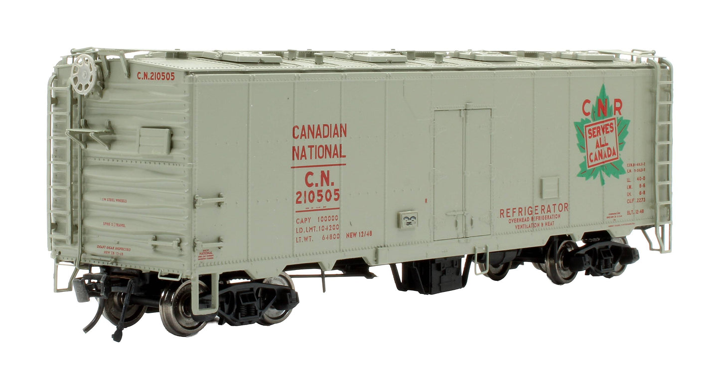 Pre-Owned TLT 300476 Canadian National Steel Car 8-Hatch Steel Reefer '210505'