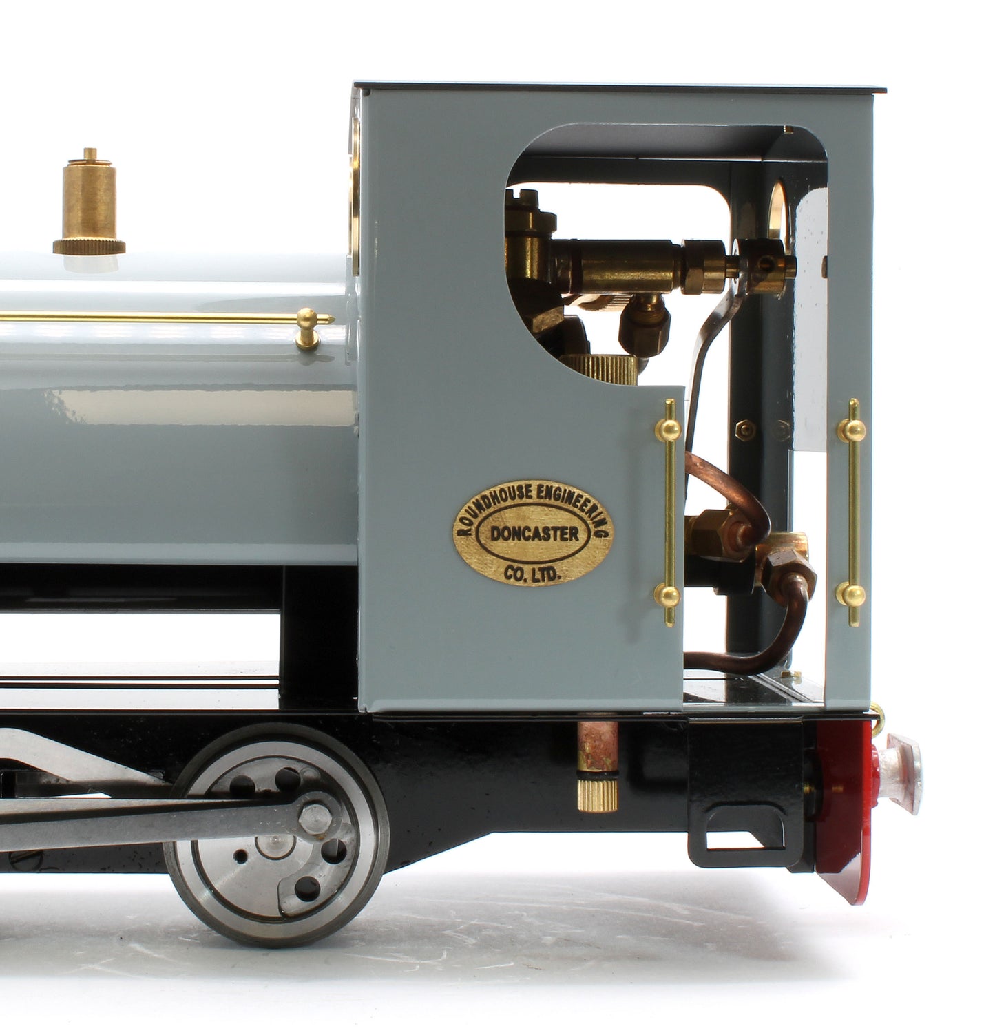 PEGGIE-WDGREY 0-4-0 Saddle Tank 'Peggie' WD Grey (Manual) Steam Locomotive