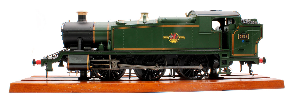 Pre-Owned Class 51xx 'Large Prairie' 2-6-2T BR Lined Green No.5158 (Late Crest) Steam Locomotive