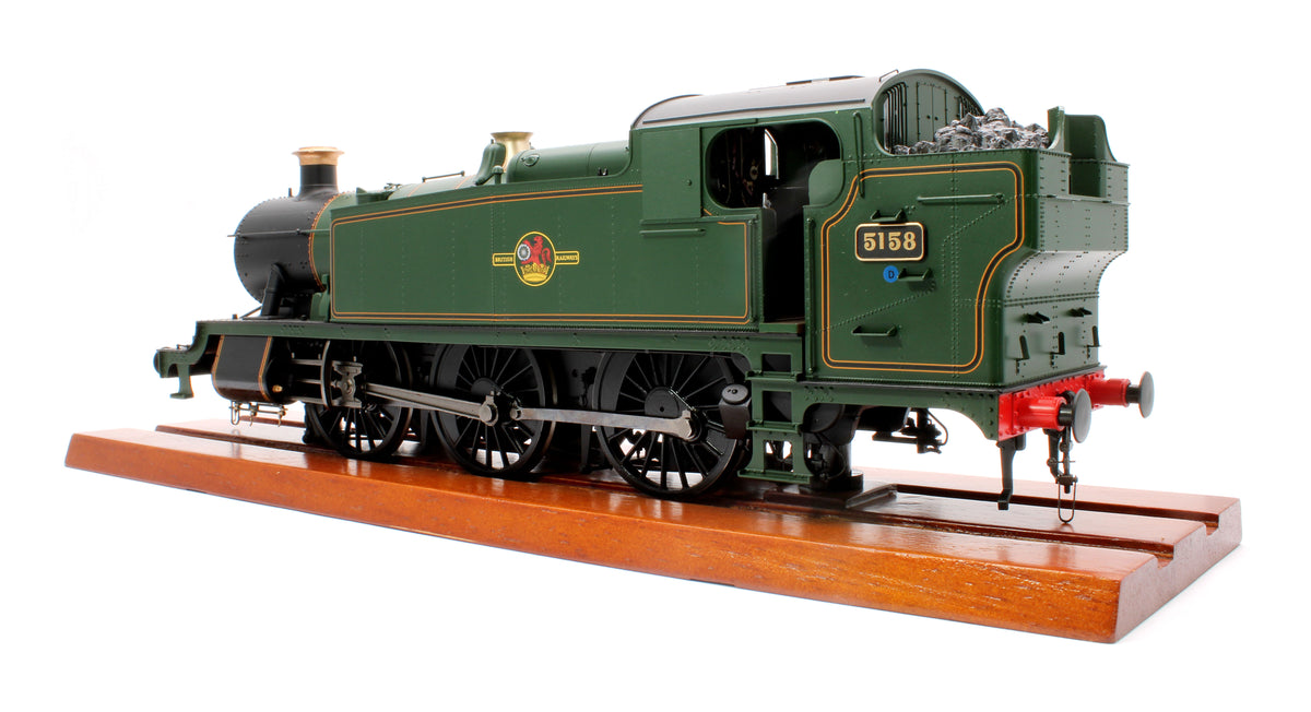 Pre-Owned Class 51xx 'Large Prairie' 2-6-2T BR Lined Green No.5158 (Late Crest) Steam Locomotive