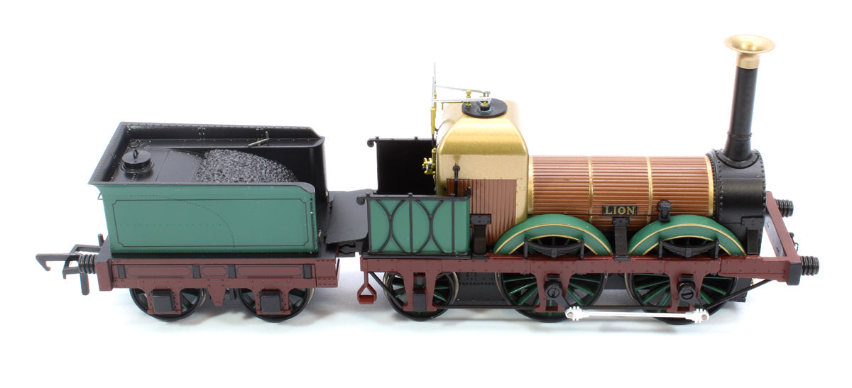 Pre-Owned Liverpool & Manchester Railway 0-4-2 Lion Locomotive (1930 Condition) DCC Sound