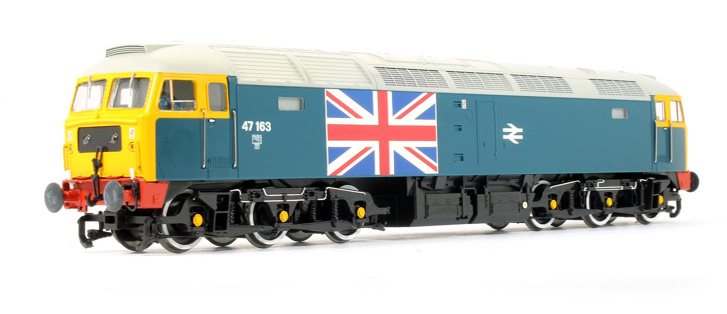 Pre-Owned 32-800Z Class 47163 BR Blue 'Silver Jubilee / Union Jack Livery' Diesel Locomotive (Exclusive Edition) - DCC Fitted