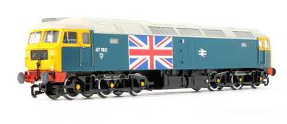 Pre-Owned 32-800Z Class 47163 BR Blue 'Silver Jubilee / Union Jack Livery' Diesel Locomotive (Exclusive Edition) - DCC Fitted