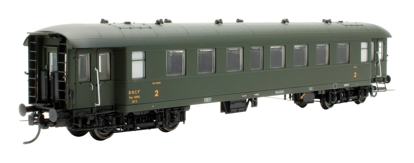 Pre-Owned VB36106 SNCF Vert 306 Bmy 'Bastille' 2nd Class Passenger Coach '14901'