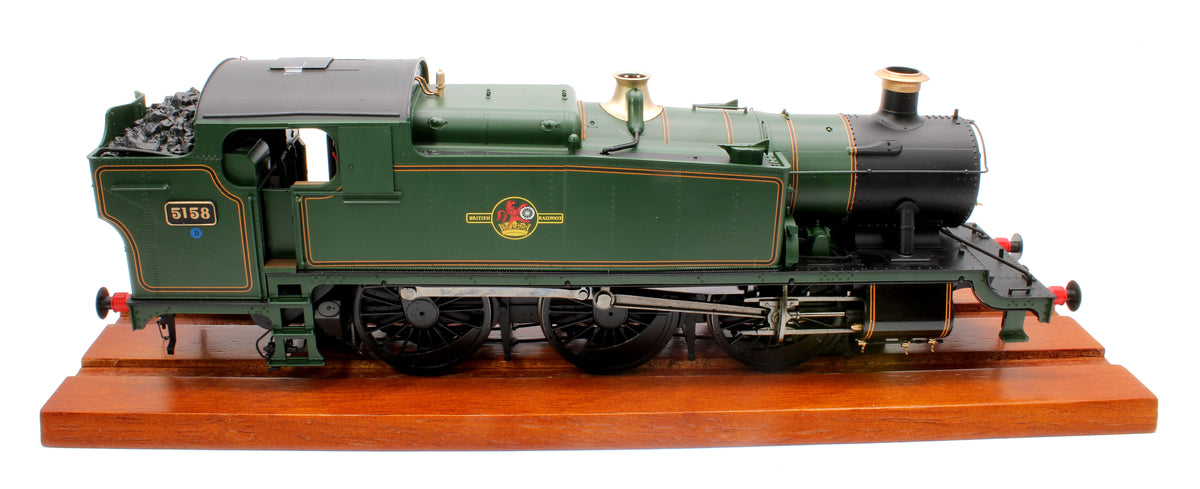 Pre-Owned Class 51xx 'Large Prairie' 2-6-2T BR Lined Green No.5158 (Late Crest) Steam Locomotive