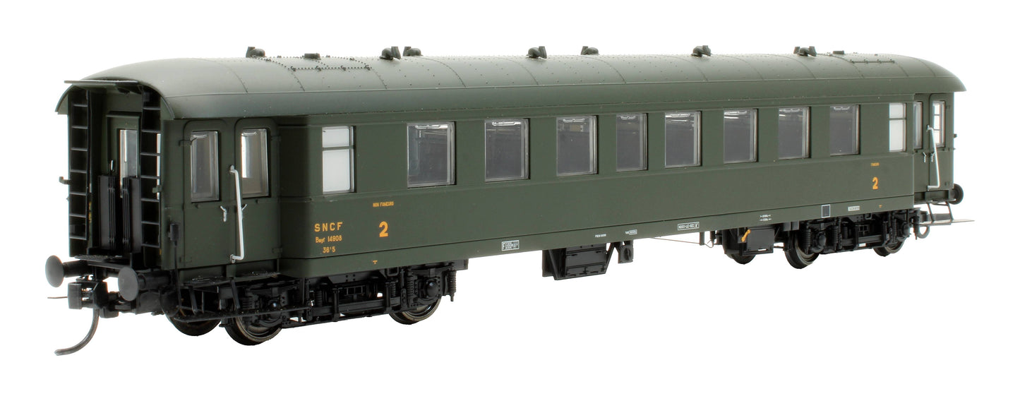 Pre-Owned 45581 K.Bay.Sts.B. Green Express Train 1st/2nd/3rd Class Composite Passenger Car '1450'
