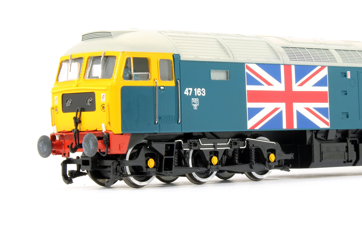 Pre-Owned 32-800Z Class 47163 BR Blue 'Silver Jubilee / Union Jack Livery' Diesel Locomotive (Exclusive Edition) - DCC Fitted