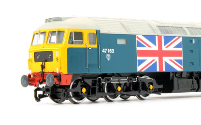 Pre-Owned 32-800Z Class 47163 BR Blue 'Silver Jubilee / Union Jack Livery' Diesel Locomotive (Exclusive Edition) - DCC Fitted