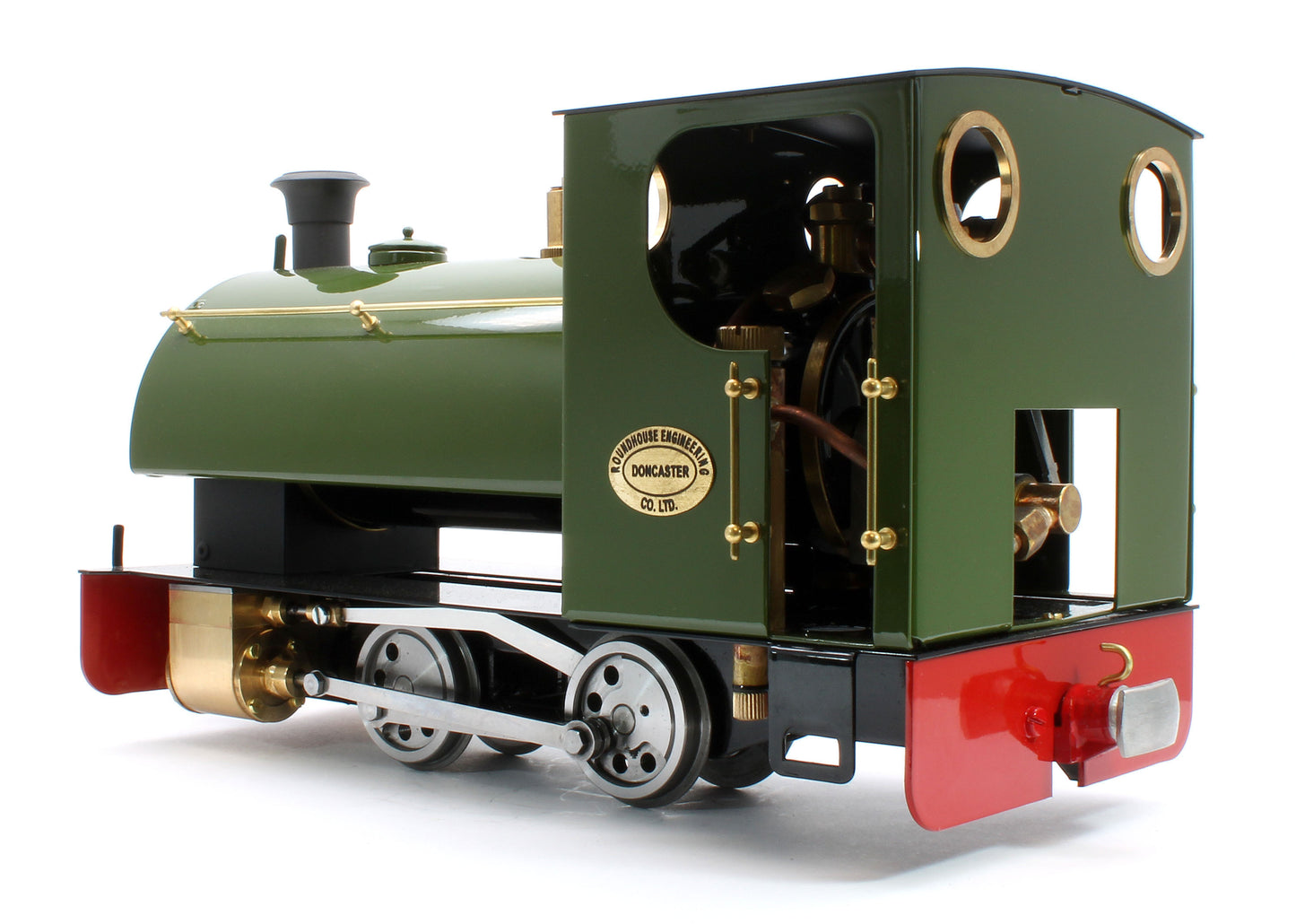 PEGGIE-OLIVE-32 0-4-0 Saddle Tank 'Peggie' Olive Green (Manual) Steam Locomotive