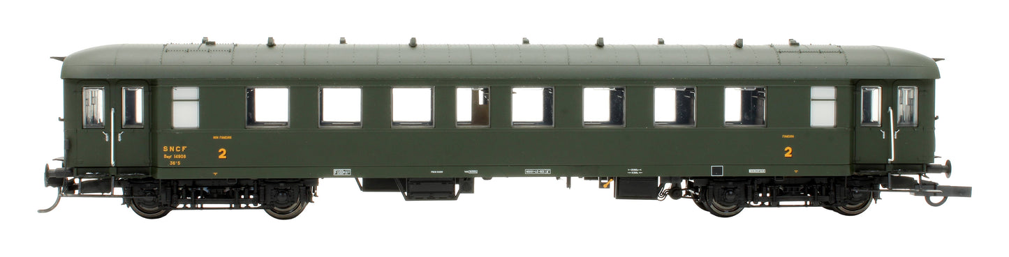 Pre-Owned 45581 K.Bay.Sts.B. Green Express Train 1st/2nd/3rd Class Composite Passenger Car '1450'