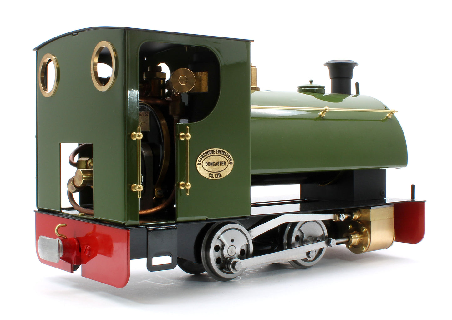 PEGGIE-OLIVE-45 0-4-0 Saddle Tank 'Peggie' Olive Green (Manual) Steam Locomotive