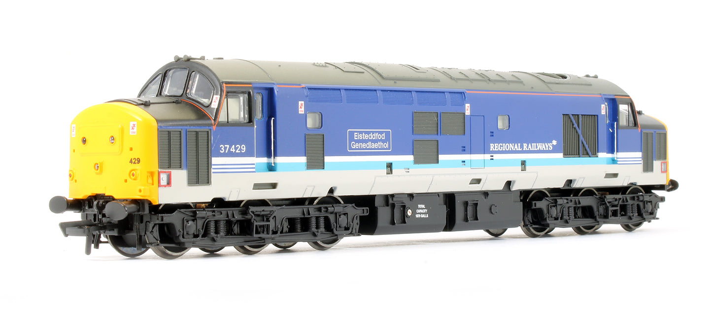 Pre-Owned Class 37/4 37429 'Eisteddfod Genedlaethol' Regional Railways Diesel Locomotive - DCC Fitted
