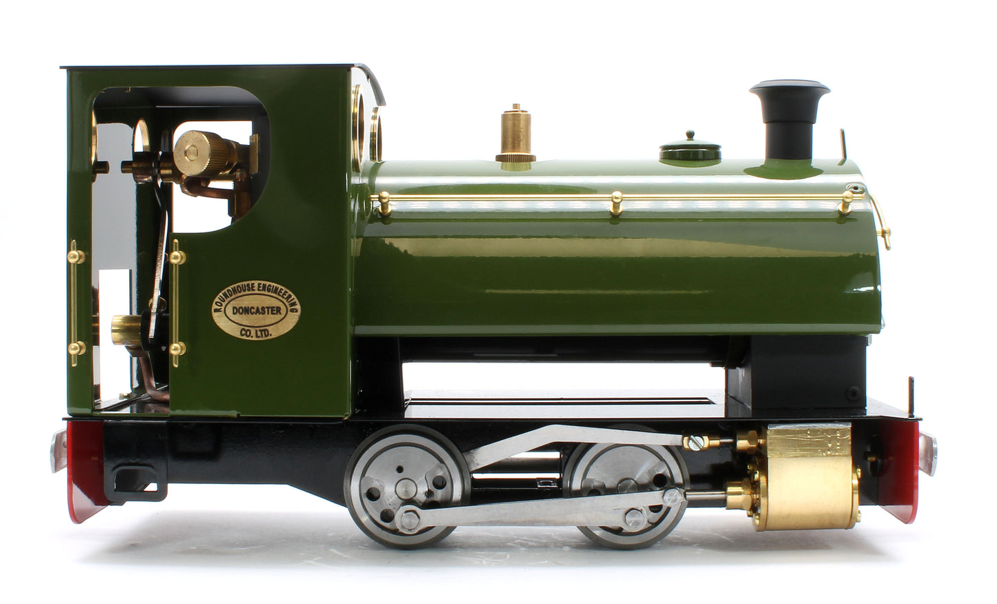 PEGGIERC-OLIVE-32 0-4-0 Saddle Tank 'Peggie' Olive Green (Radio Control) Steam Locomotive