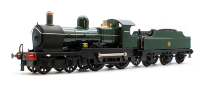 E/30-E "Dukedog" GWR Class 4-4-0 GW Unlined Green w/ Black Straight Frame & Churchward Tender Steam Locomotive