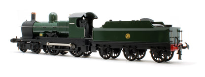 E/30-E "Dukedog" GWR Class 4-4-0 GW Unlined Green w/ Black Straight Frame & Churchward Tender Steam Locomotive