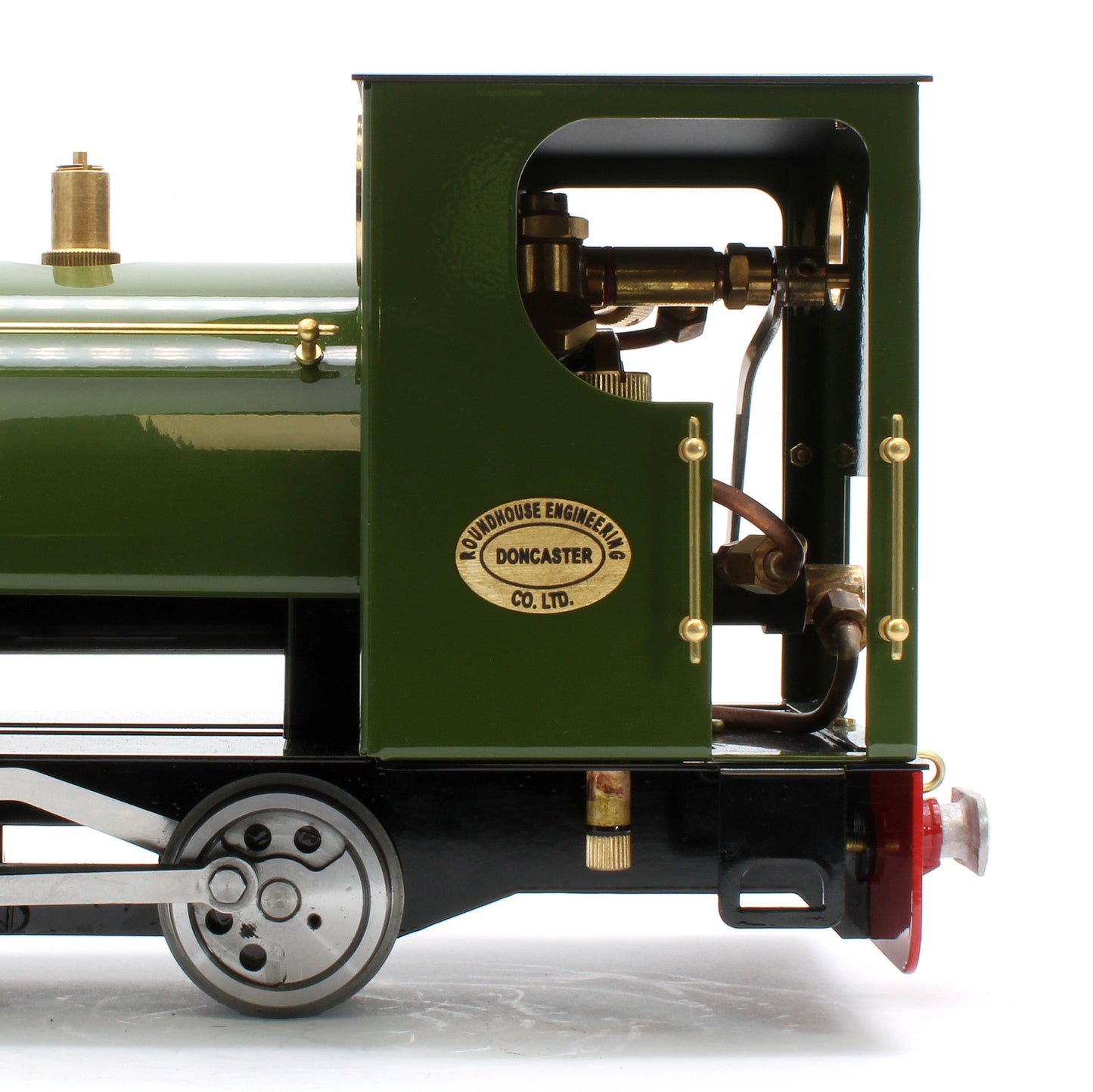PEGGIE-OLIVE-32 0-4-0 Saddle Tank 'Peggie' Olive Green (Manual) Steam Locomotive