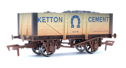 Pre-Owned Kelton Cement 5 Plank Wagon No.9 - Weathered