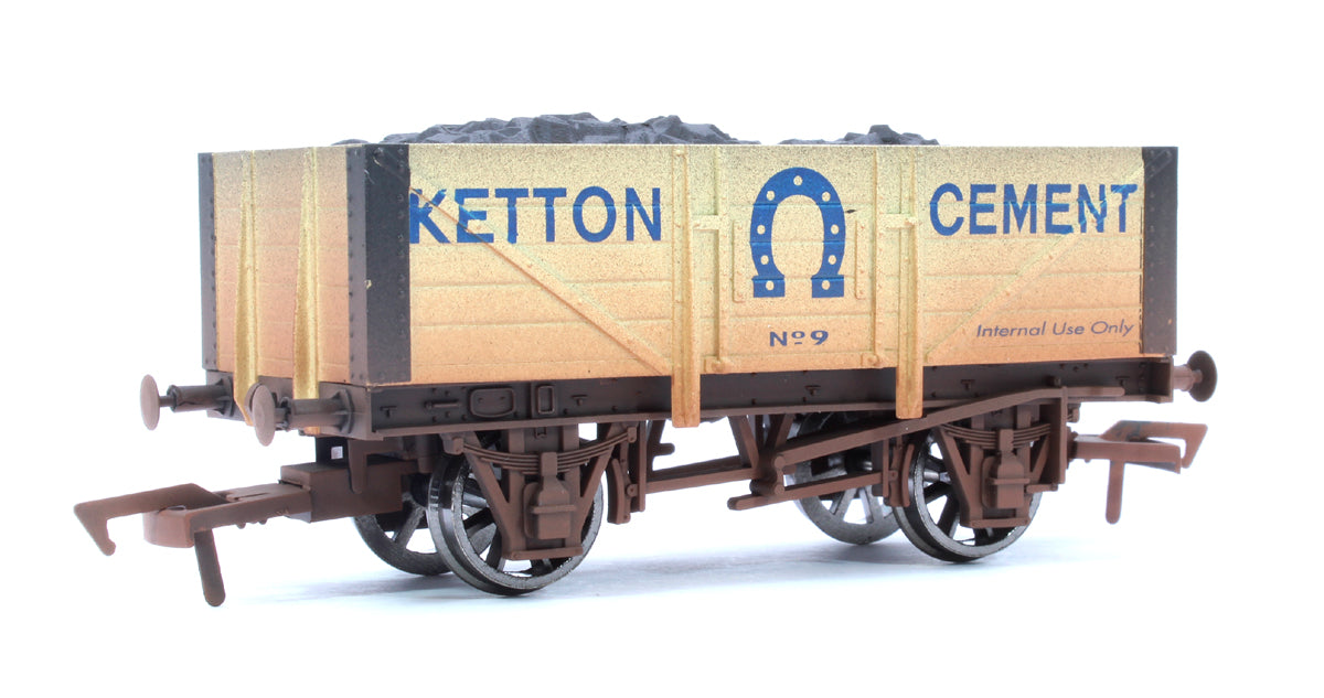 Pre-Owned Kelton Cement 5 Plank Wagon No.9 - Weathered