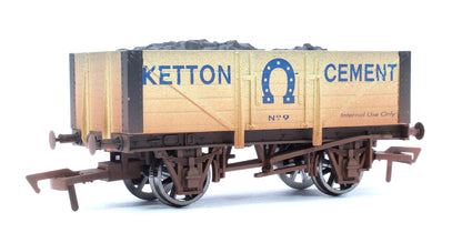 Pre-Owned Kelton Cement 5 Plank Wagon No.9 - Weathered