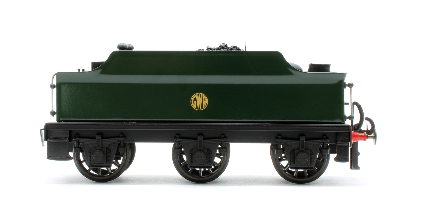 E/30-E "Dukedog" GWR Class 4-4-0 GW Unlined Green w/ Black Straight Frame & Churchward Tender Steam Locomotive