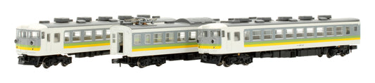 Pre-Owned 10-309 JR East Ivory with Green & Red Stripes 165 Series 'Moonlight' 3-Car EMU Express Set