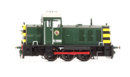 Pre-Owned Class 07 (V1) BR Green D2990 Diesel Locomotive