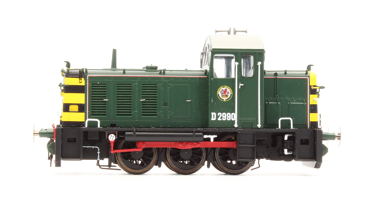 Pre-Owned Class 07 (V1) BR Green D2990 Diesel Locomotive