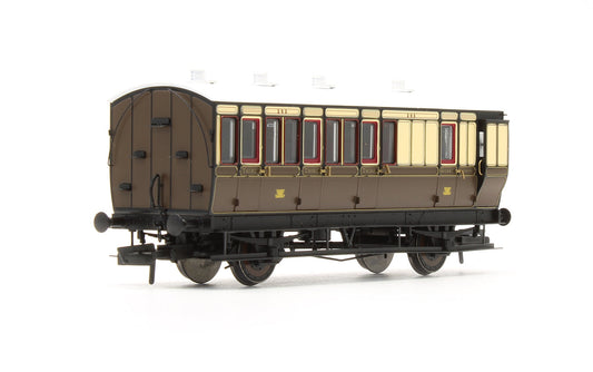 Pre-Owned H4-4BT-101A 4 Wheel Brake 3rd '203' In GWR Chocolate & Cream