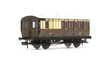 Pre-Owned H4-4BT-101A 4 Wheel Brake 3rd '203' In GWR Chocolate & Cream