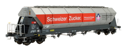 Pre-Owned 510618 SBB Cargo Silver 'Schweizer Zucker' Tagnpps Silo Wagon '31 85 066 4 204-6'