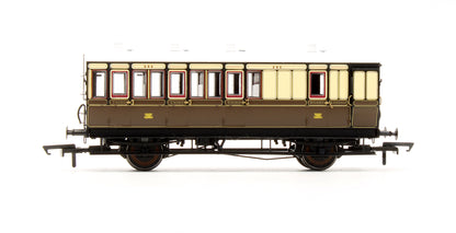 Pre-Owned 4 Wheel Brake 3rd '203' In GWR Chocolate & Cream - With Working Lighting
