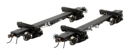 Pre-Owned HR6018 Georgia-Pacific 38ft Skeleton Log Car 2-Pack